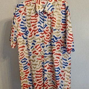 Short-Sleeve Thai Silk Shirt